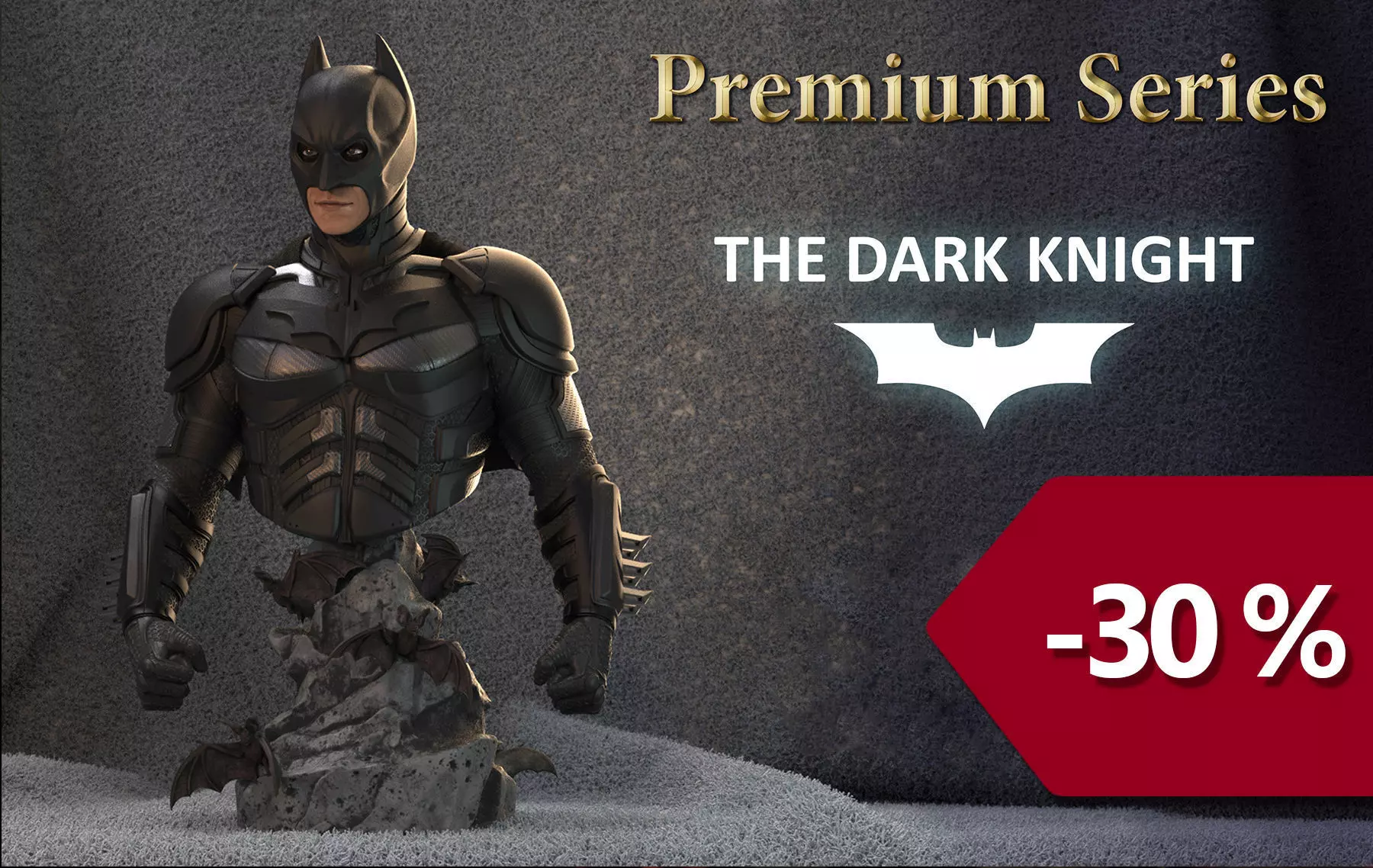 Dark Knight Bust 3D print model_0