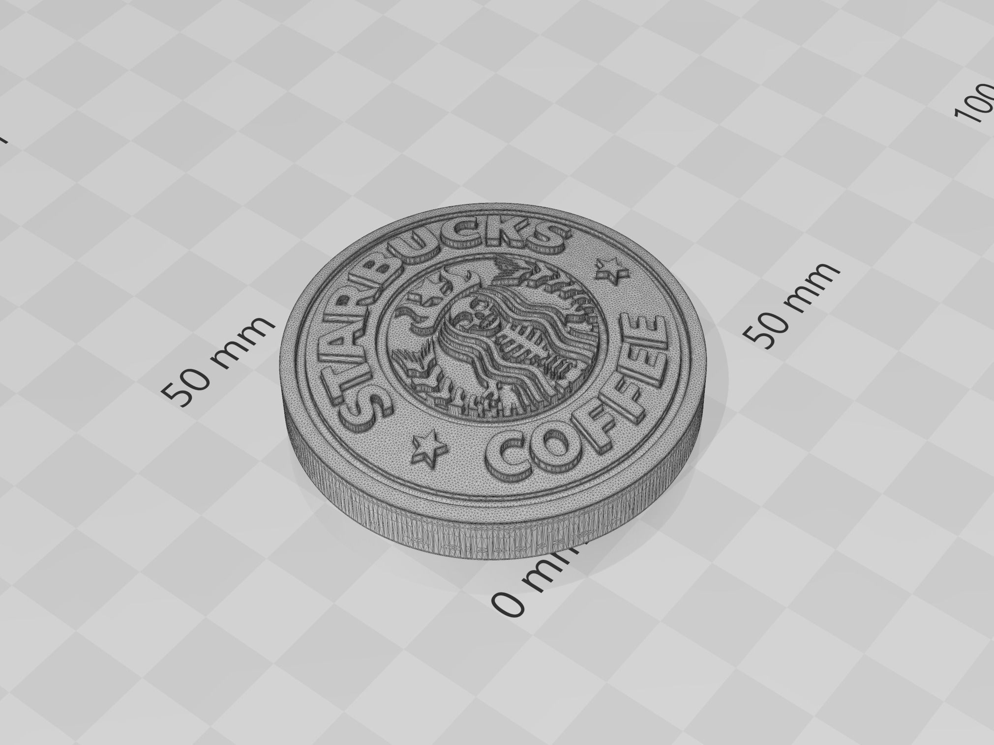 Starbucks Halloween Magnet and Straw Topper 3D print model_9