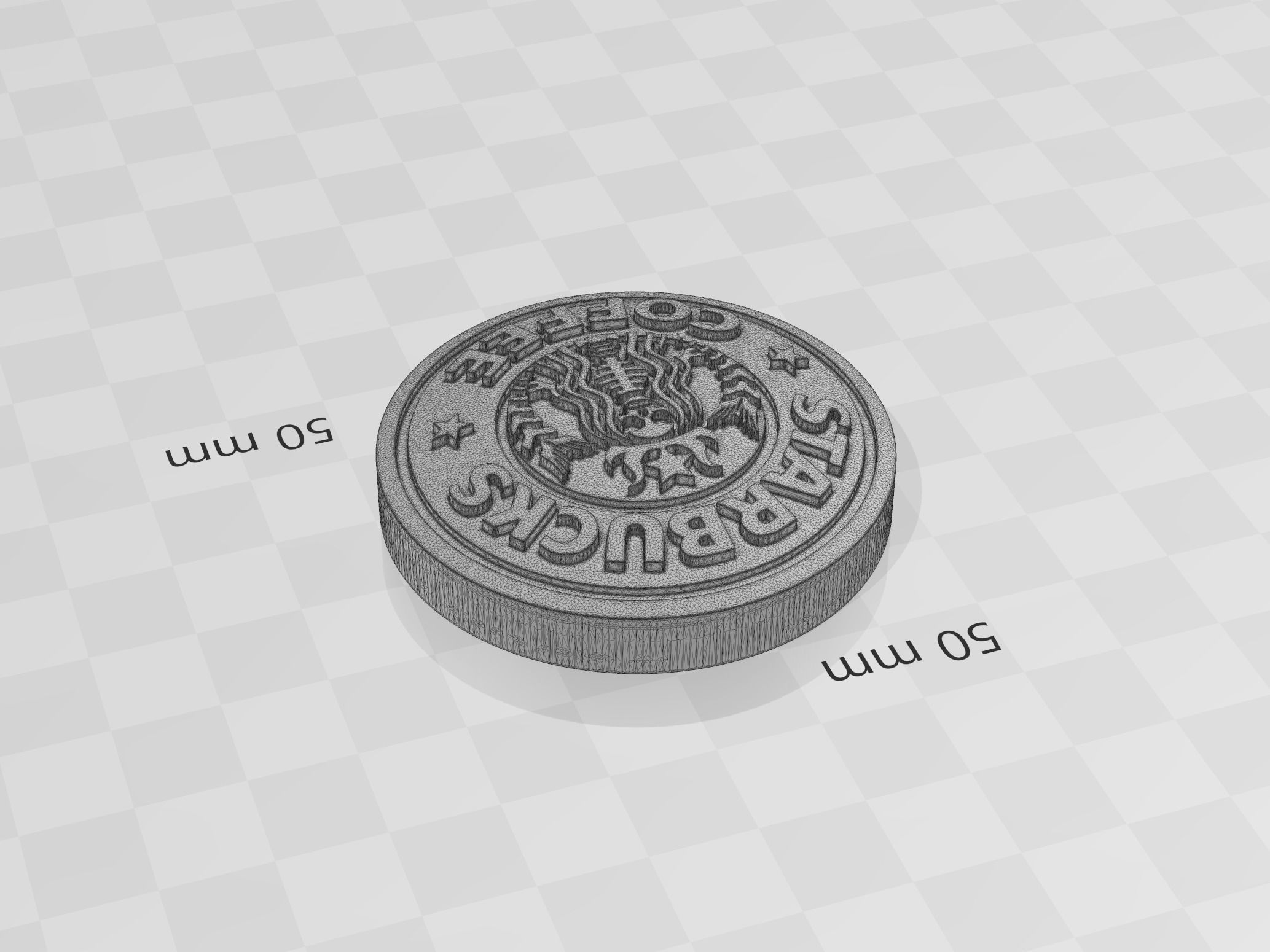 Starbucks Halloween Magnet and Straw Topper 3D print model_7