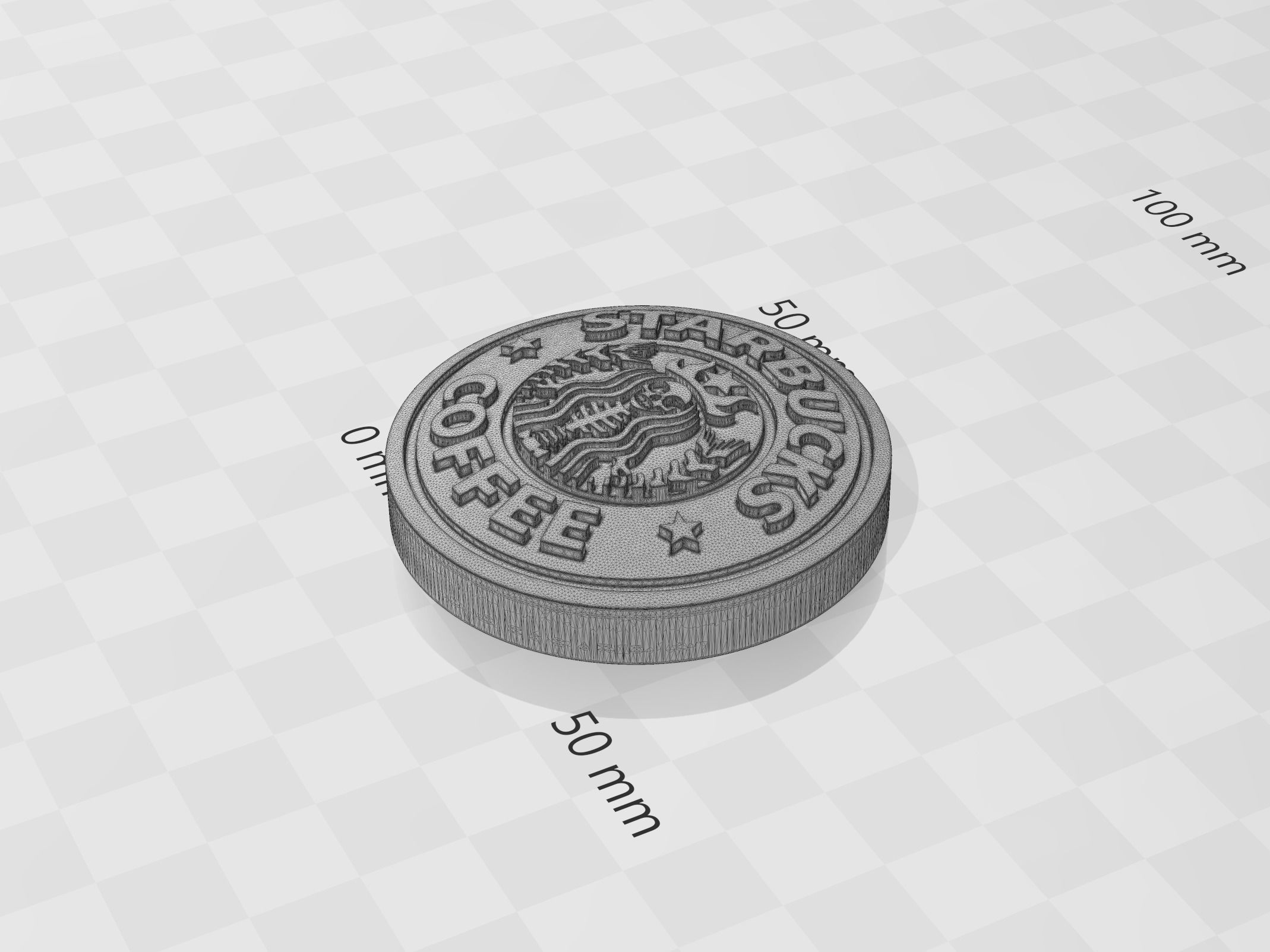 Starbucks Halloween Magnet and Straw Topper 3D print model_8
