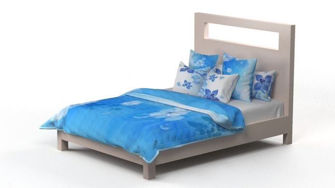 bed model Free 3D model