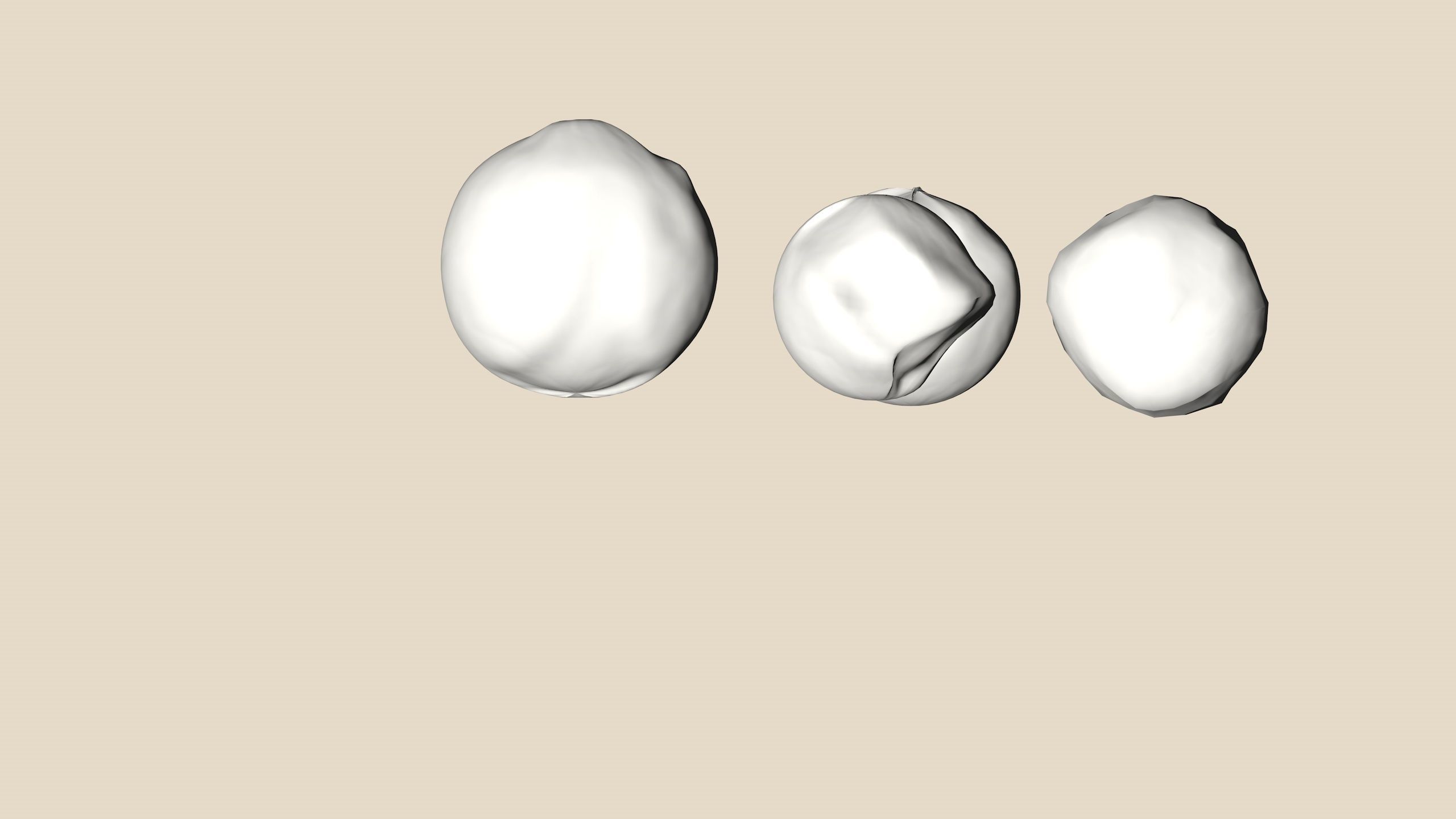 Mozzarella balls 3D model_3