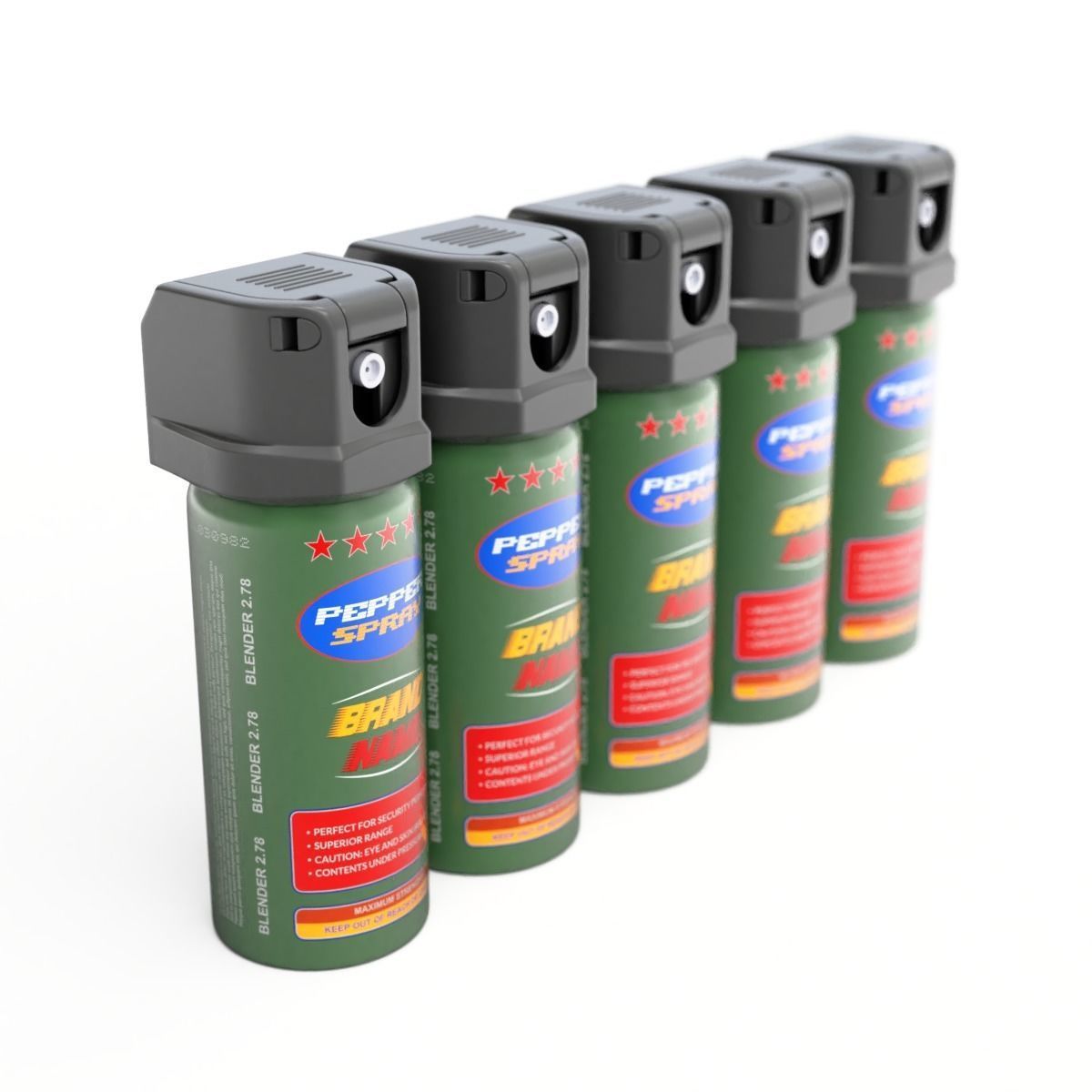 Pepper Spray 3D model_9