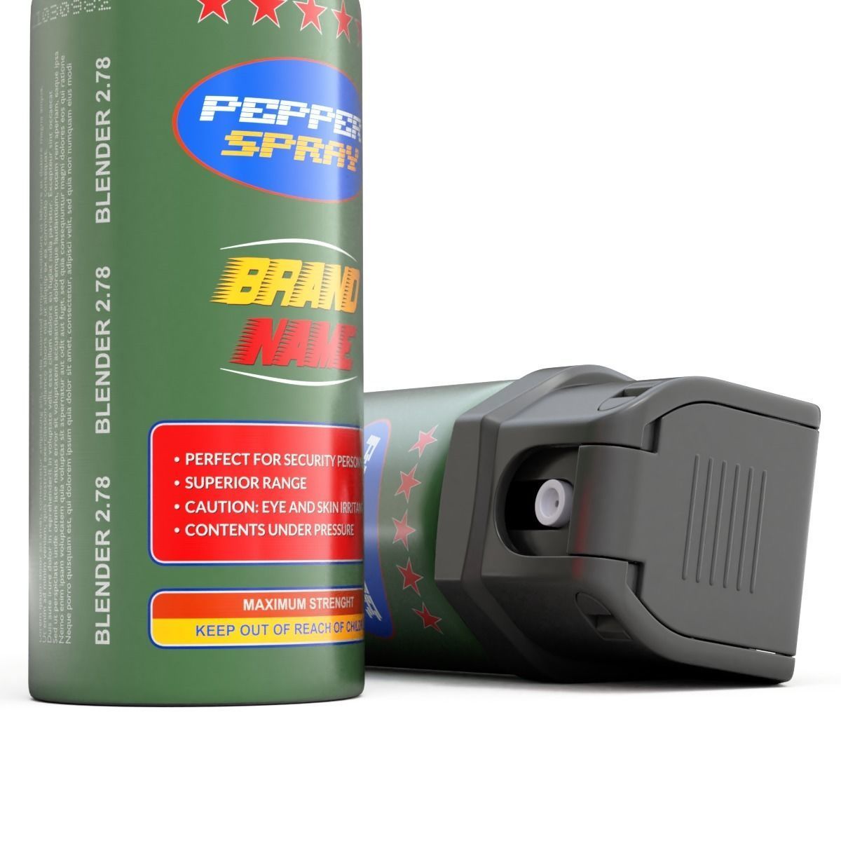 Pepper Spray 3D model_6