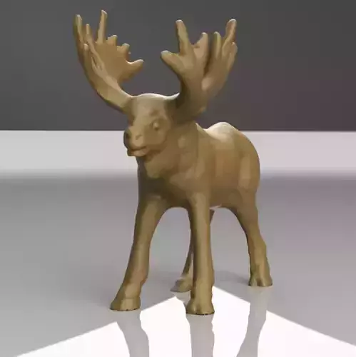 renne christmas  3D print model
