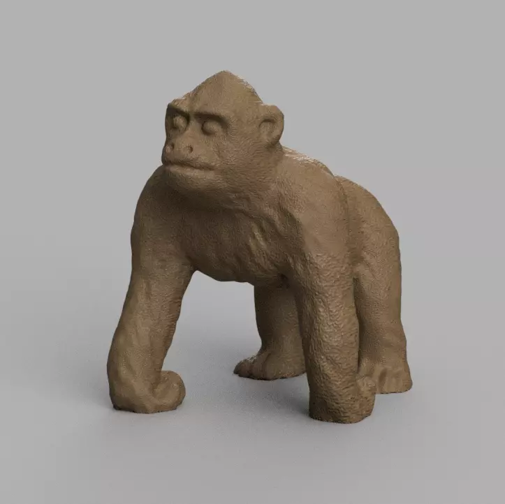 Gorille gorilla 3D print model_0