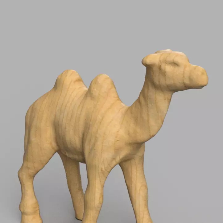 Chameau golden camel 3D print model