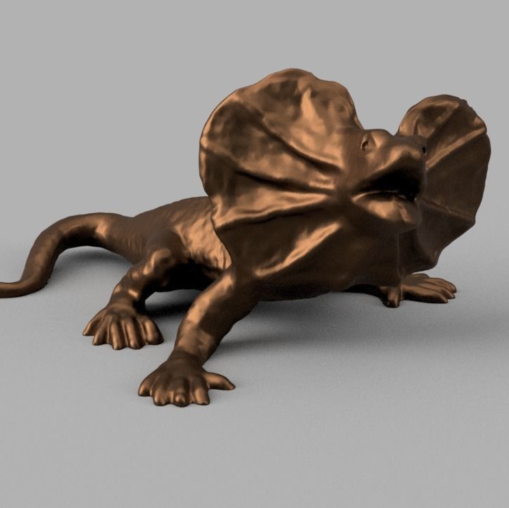 Dinosaure lizard 3D model_1