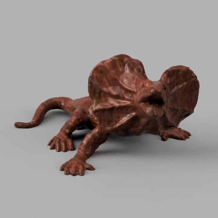 Dinosaure lizard 3D model_0