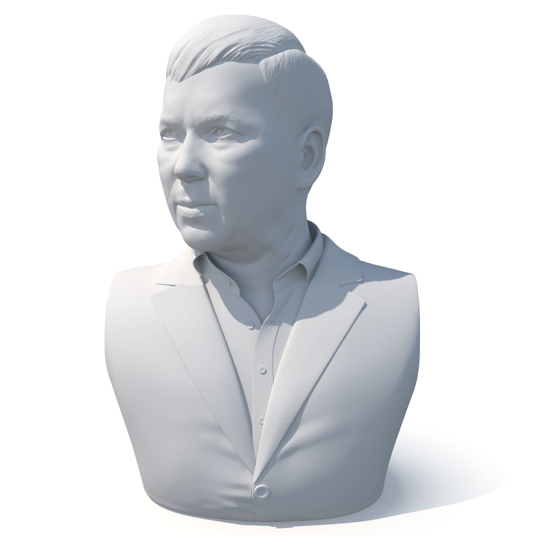 Male bust 01 - CGI model