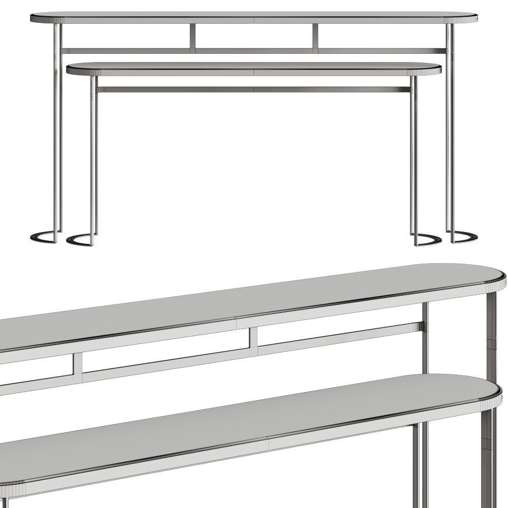 Cantori Venezia Console Tables 3D model_2