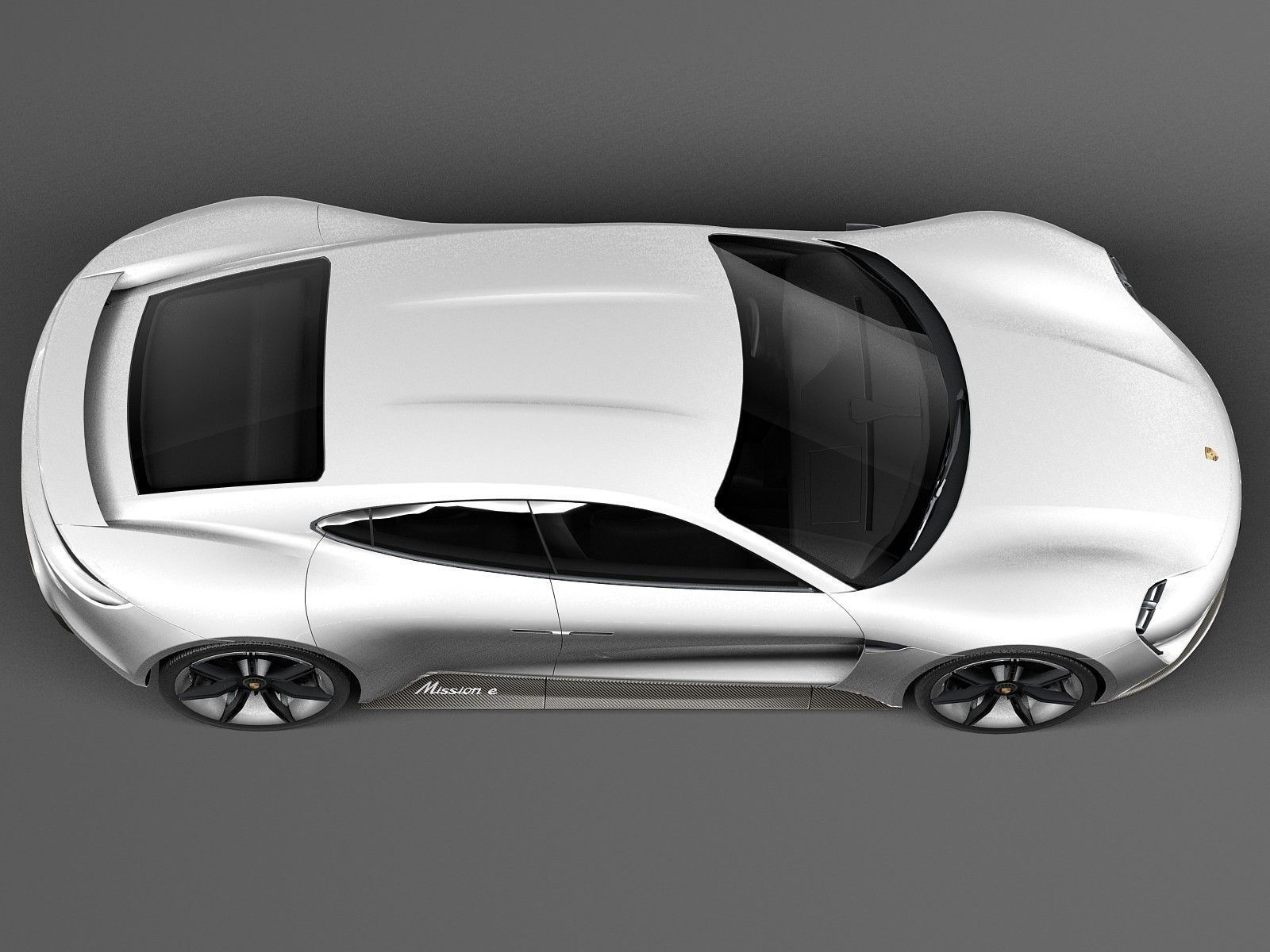 HQ LowPoly Porsche Mission E Concept 2015 Low-poly 3D model_7