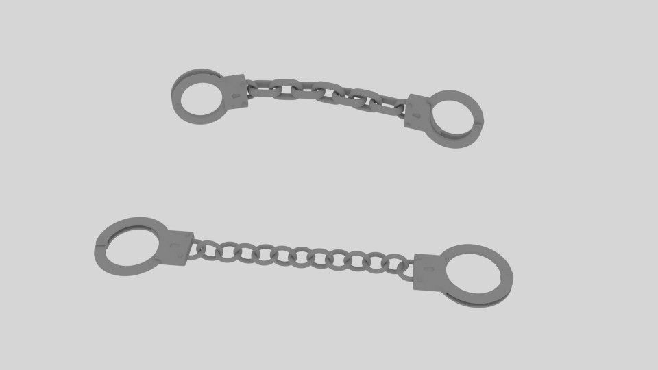 Hand Cuff 3D model_4