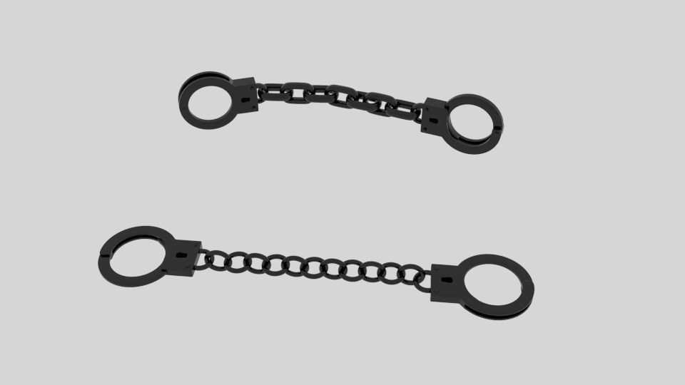 Hand Cuff 3D model_2