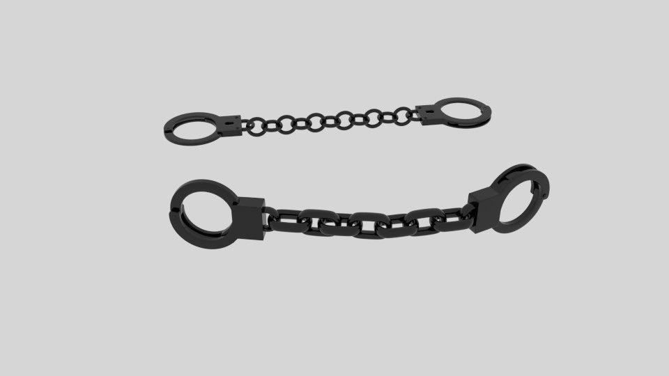 Hand Cuff 3D model_3