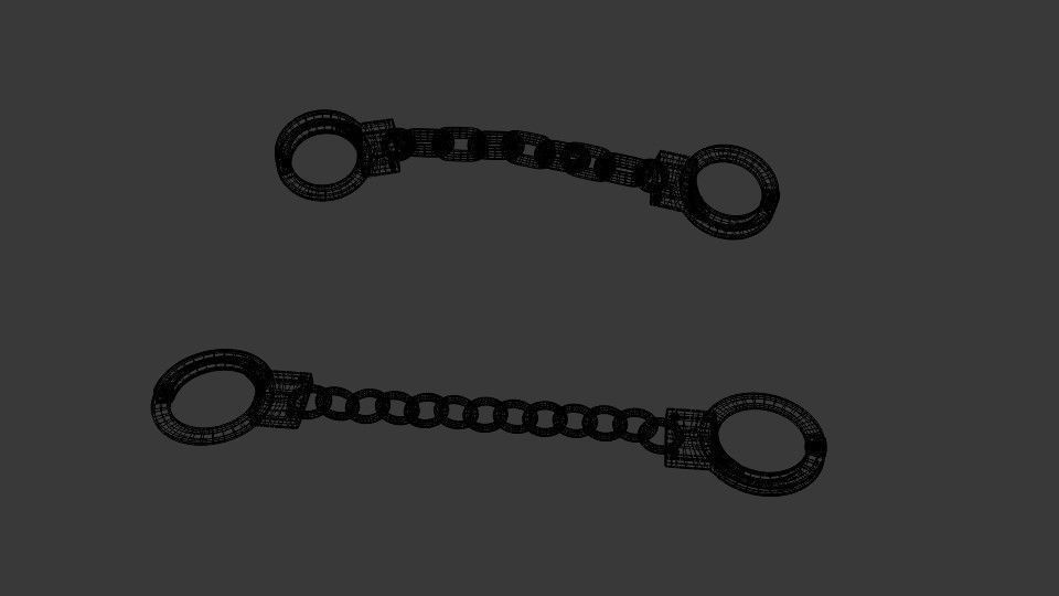 Hand Cuff 3D model_5