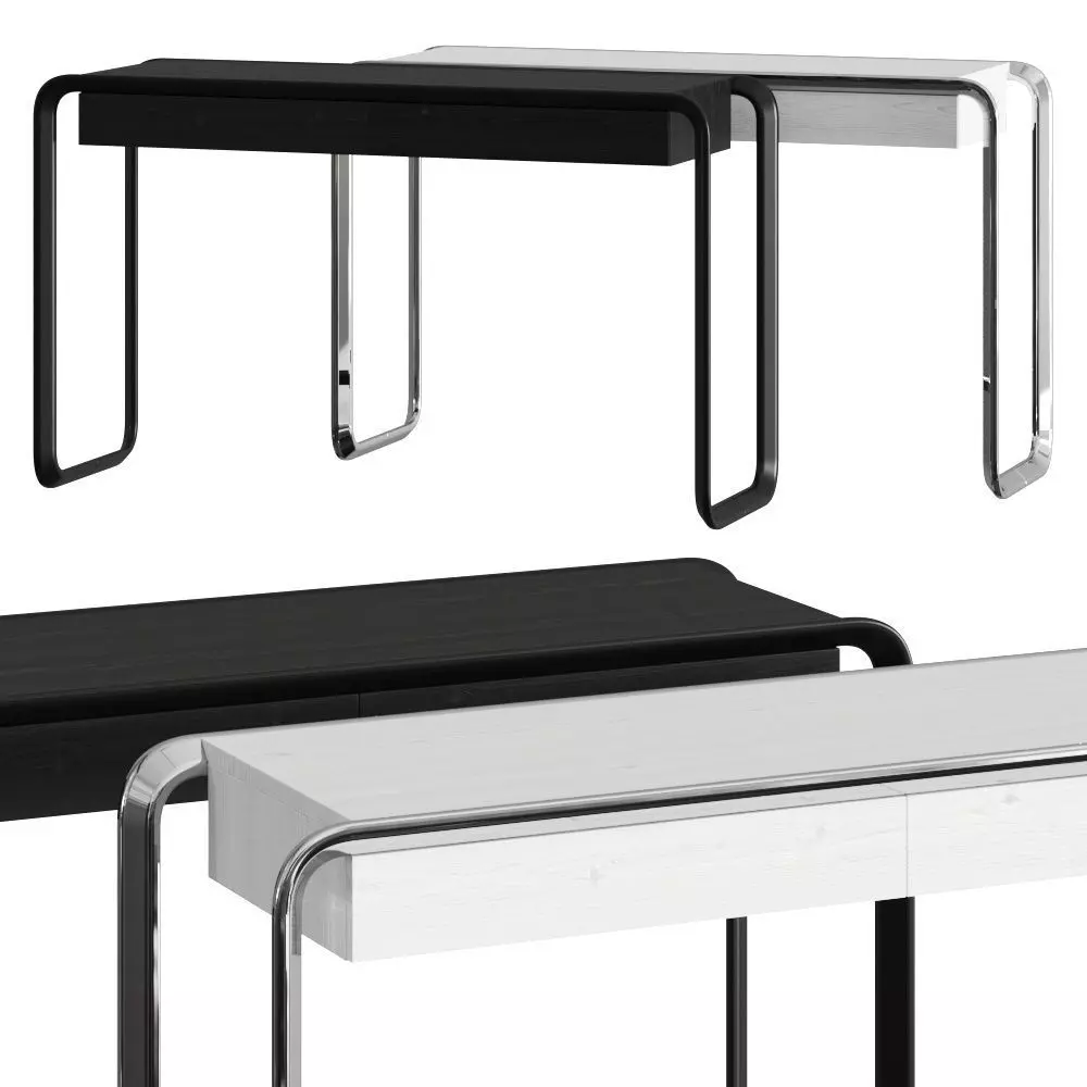 K2C Oblique Console Tables 3D model_0