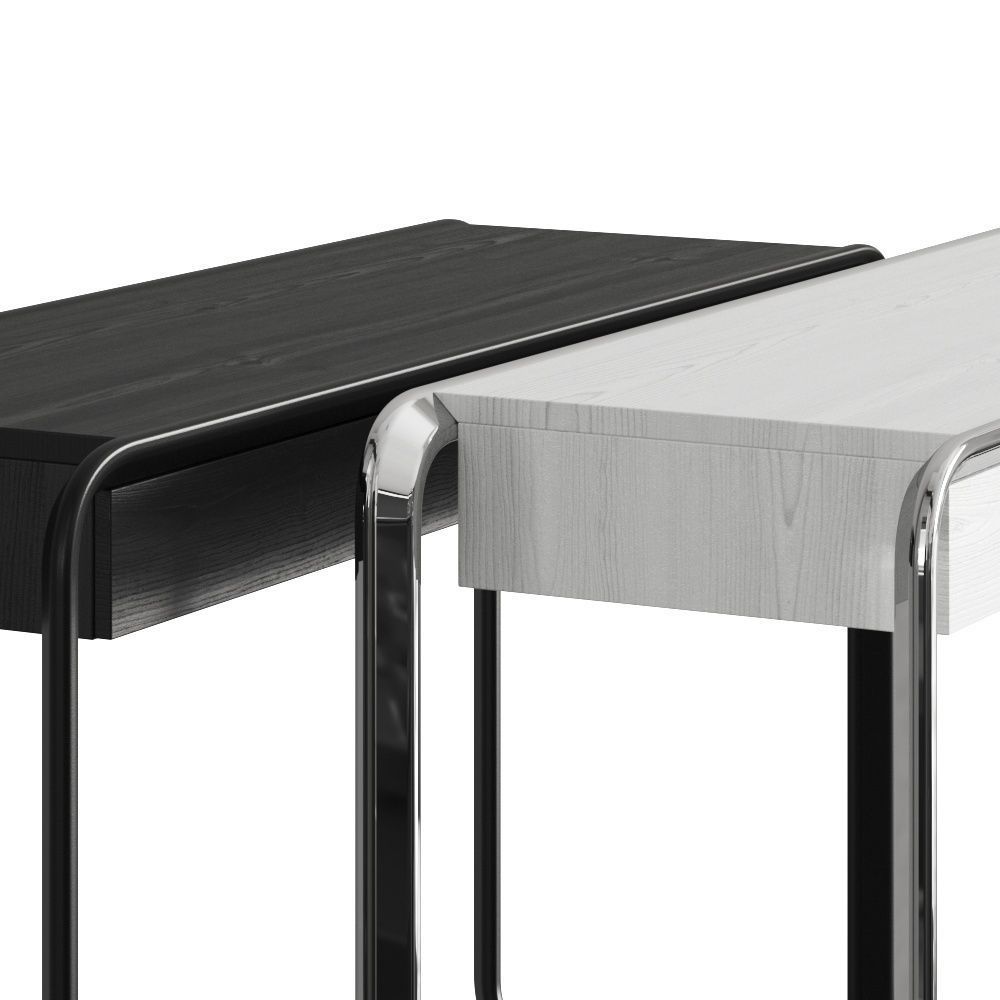 K2C Oblique Console Tables 3D model_1