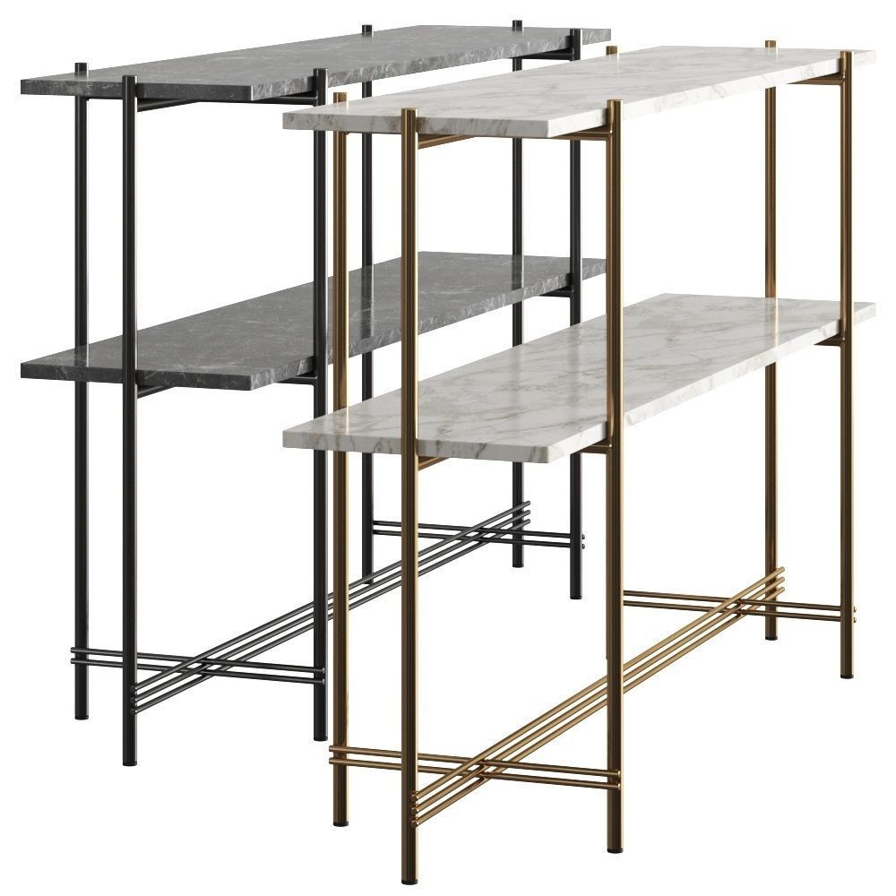 Gubi TS Console Tables 3D model_1