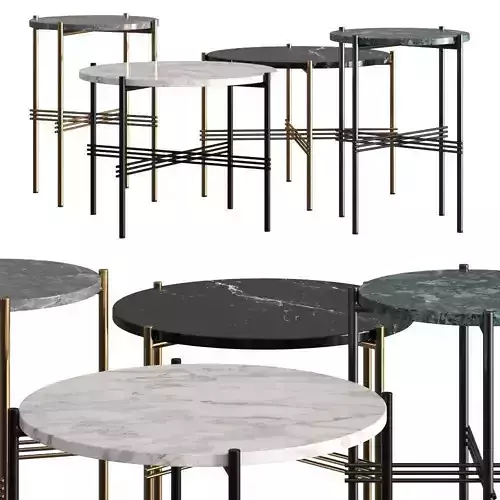 Gubi TS Coffee and Side Tables