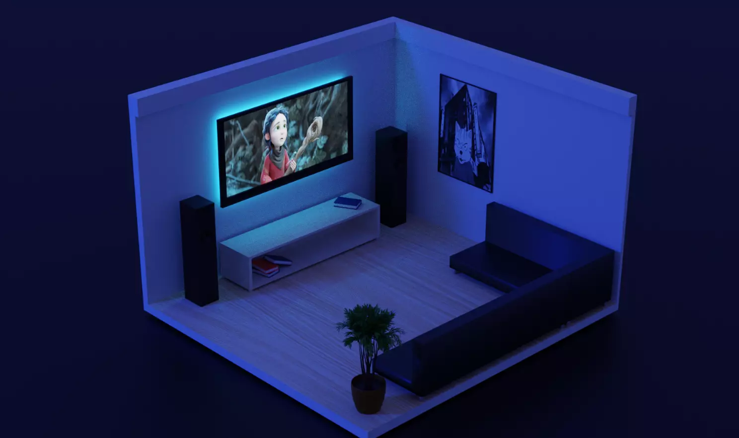 Little house 3D model_0