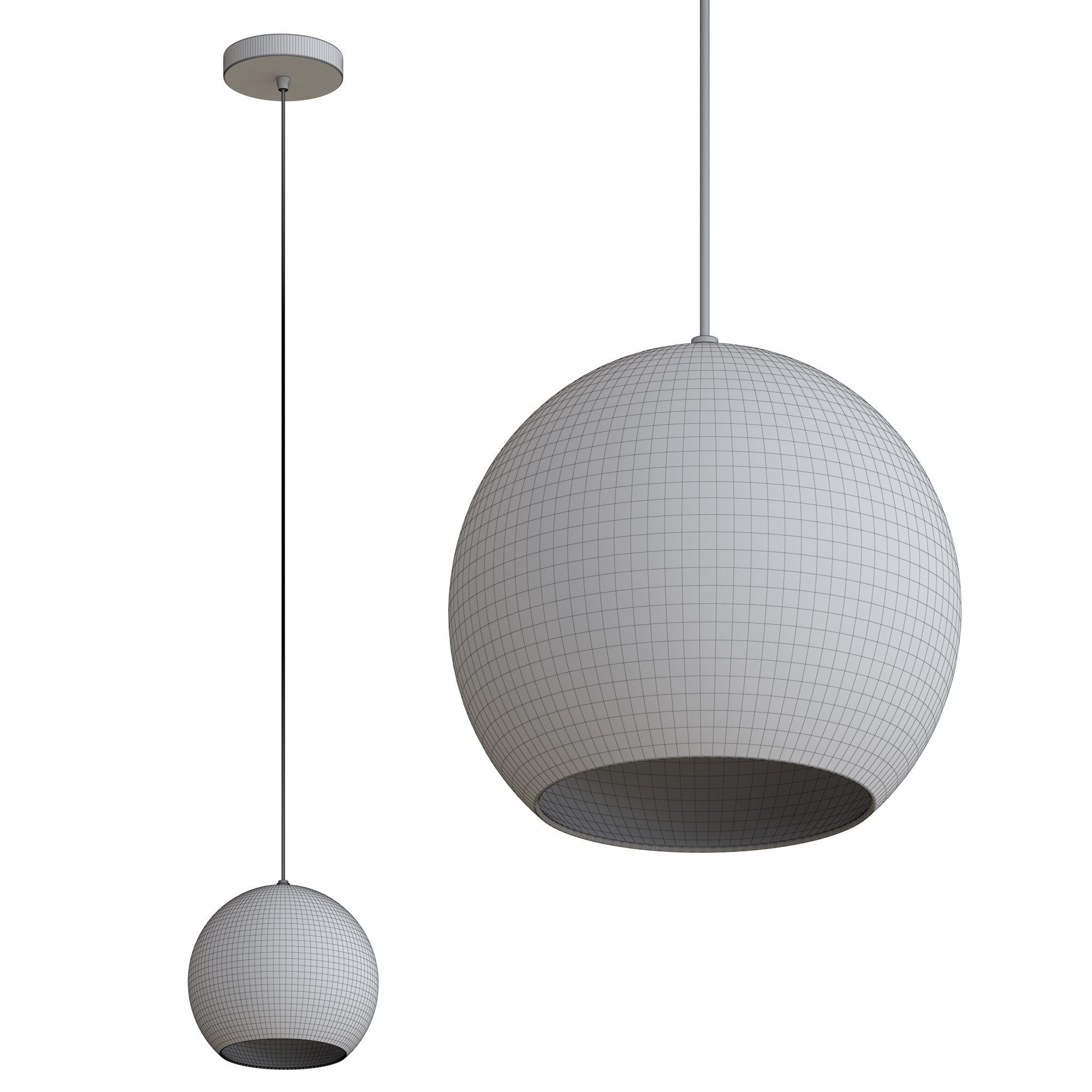 MZStech - ceiling lamp 3D model_1