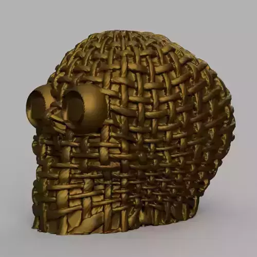 skull filet X2 3D print model