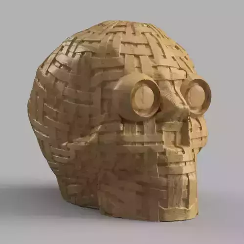 skull bandes 3D print model
