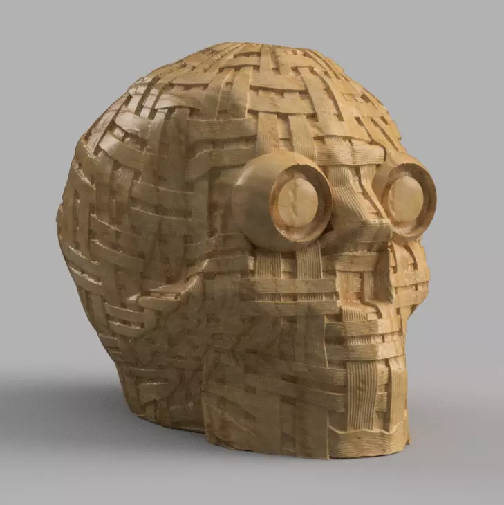 skull bandes 3D print model