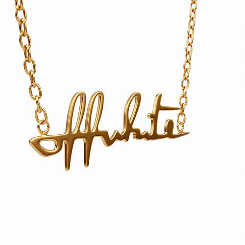 Off White Logo Necklace 3D model
