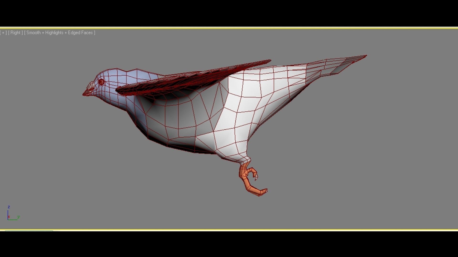 Flock of Birds - Pigeons - Rigged - Animated Low-poly 3D model_11