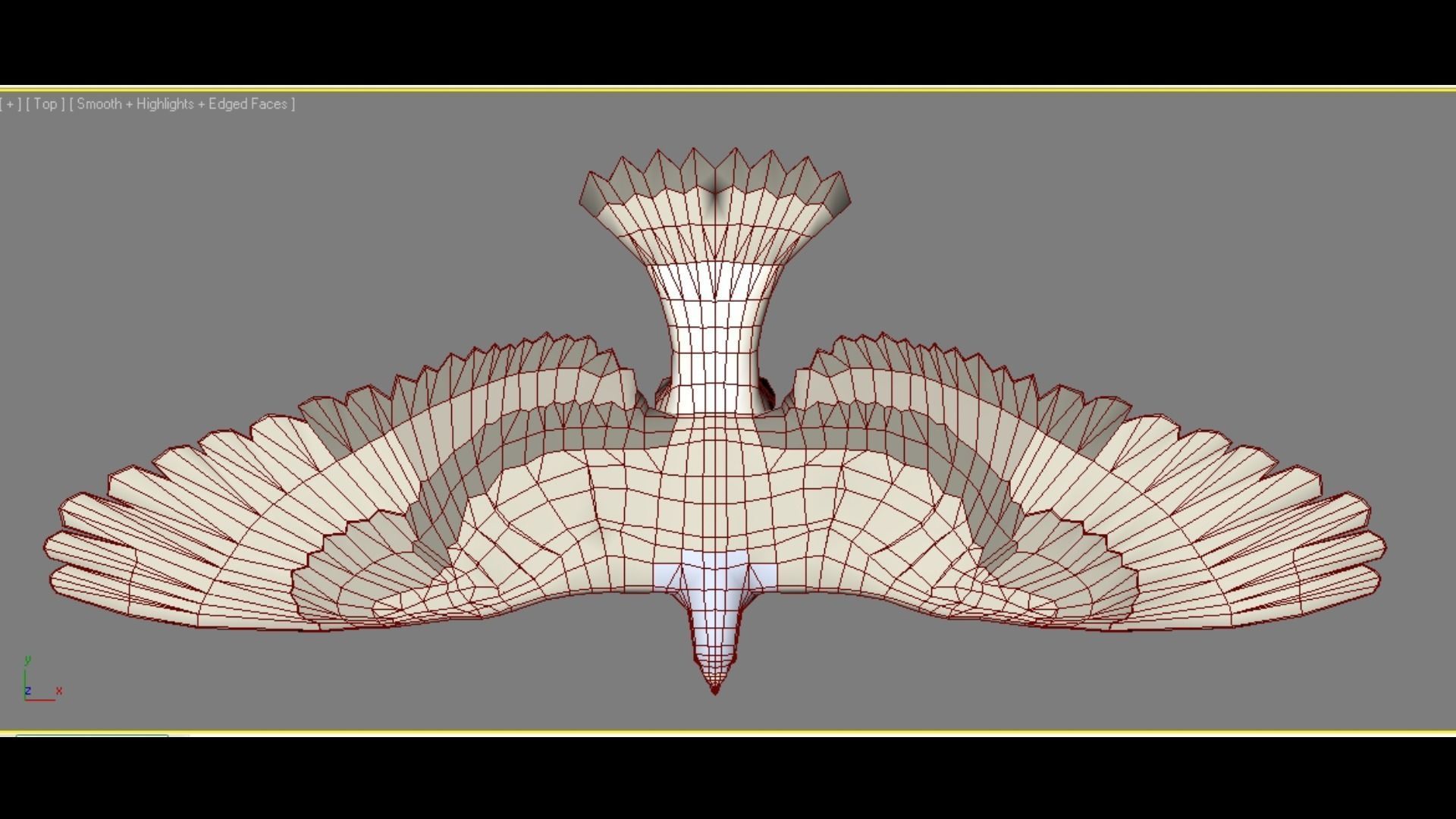 Flock of Birds - Pigeons - Rigged - Animated Low-poly 3D model_8