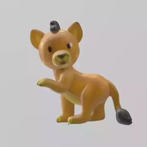 Petit Lion  3D print model