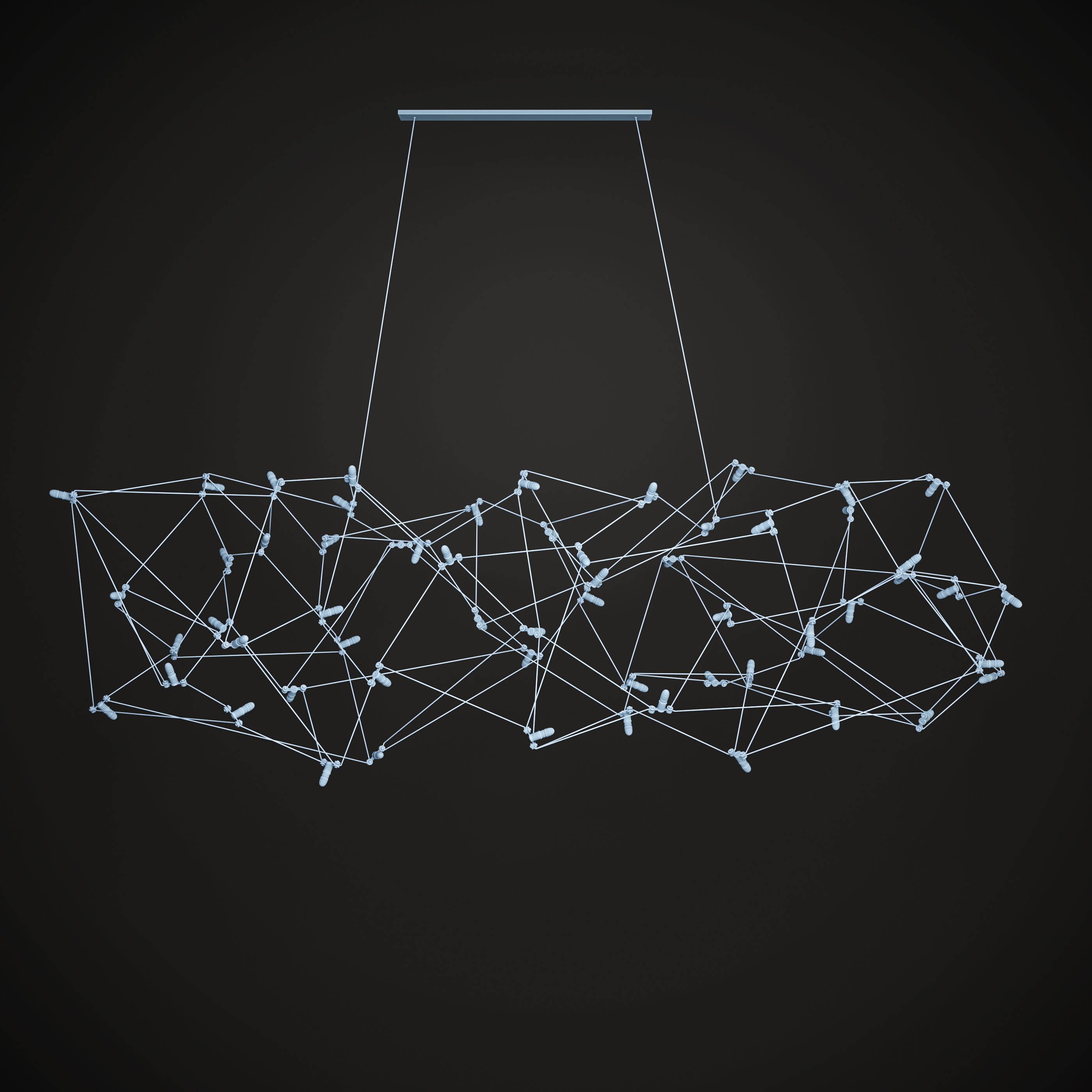 Quasar Universe Cosmos 125 Chandelier 3D model_1