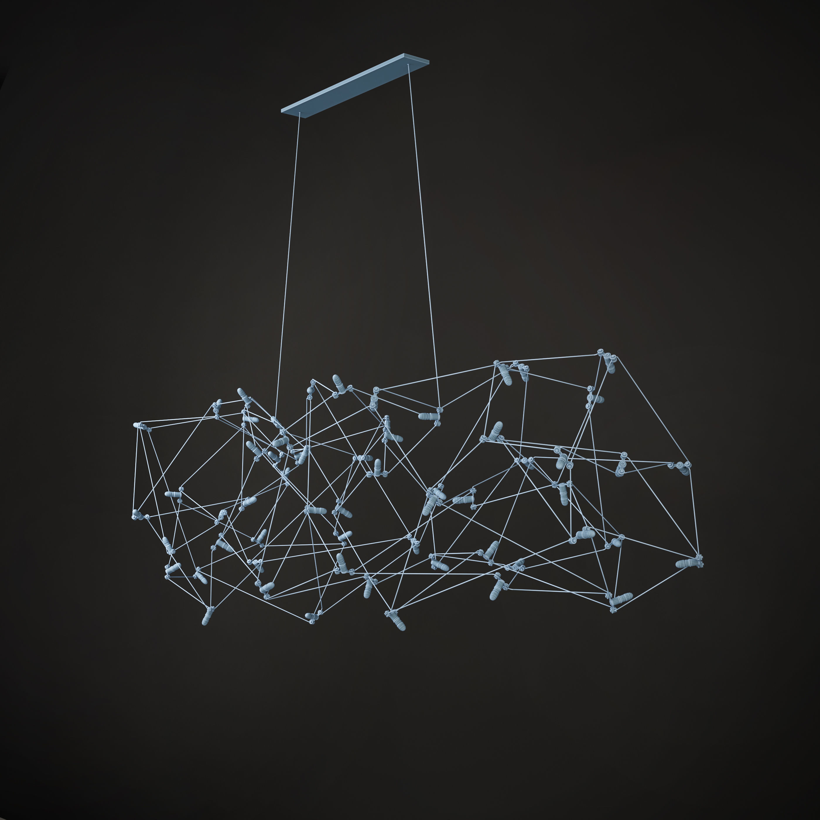 Quasar Universe Cosmos 125 Chandelier 3D model_3