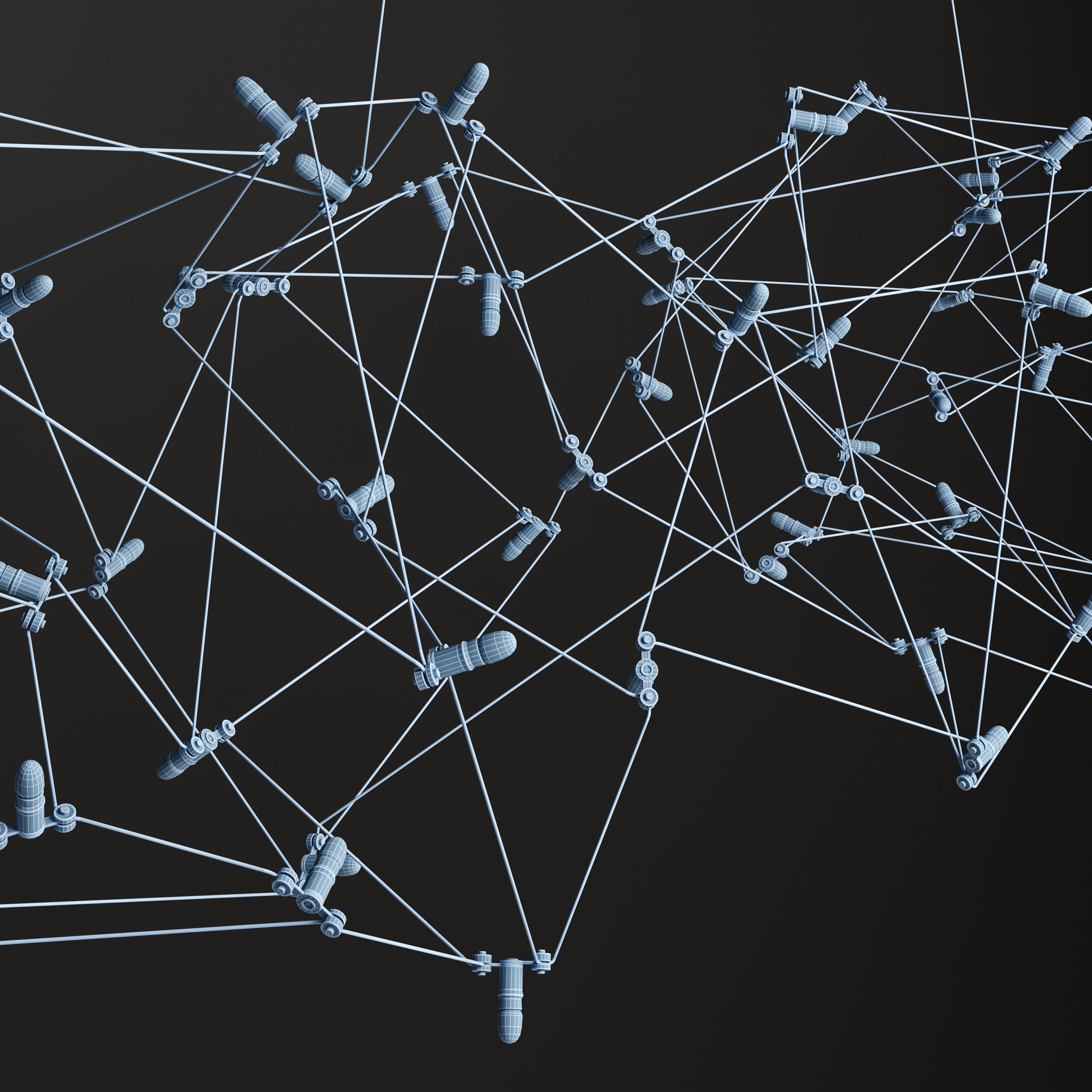 Quasar Universe Cosmos 125 Chandelier 3D model_5