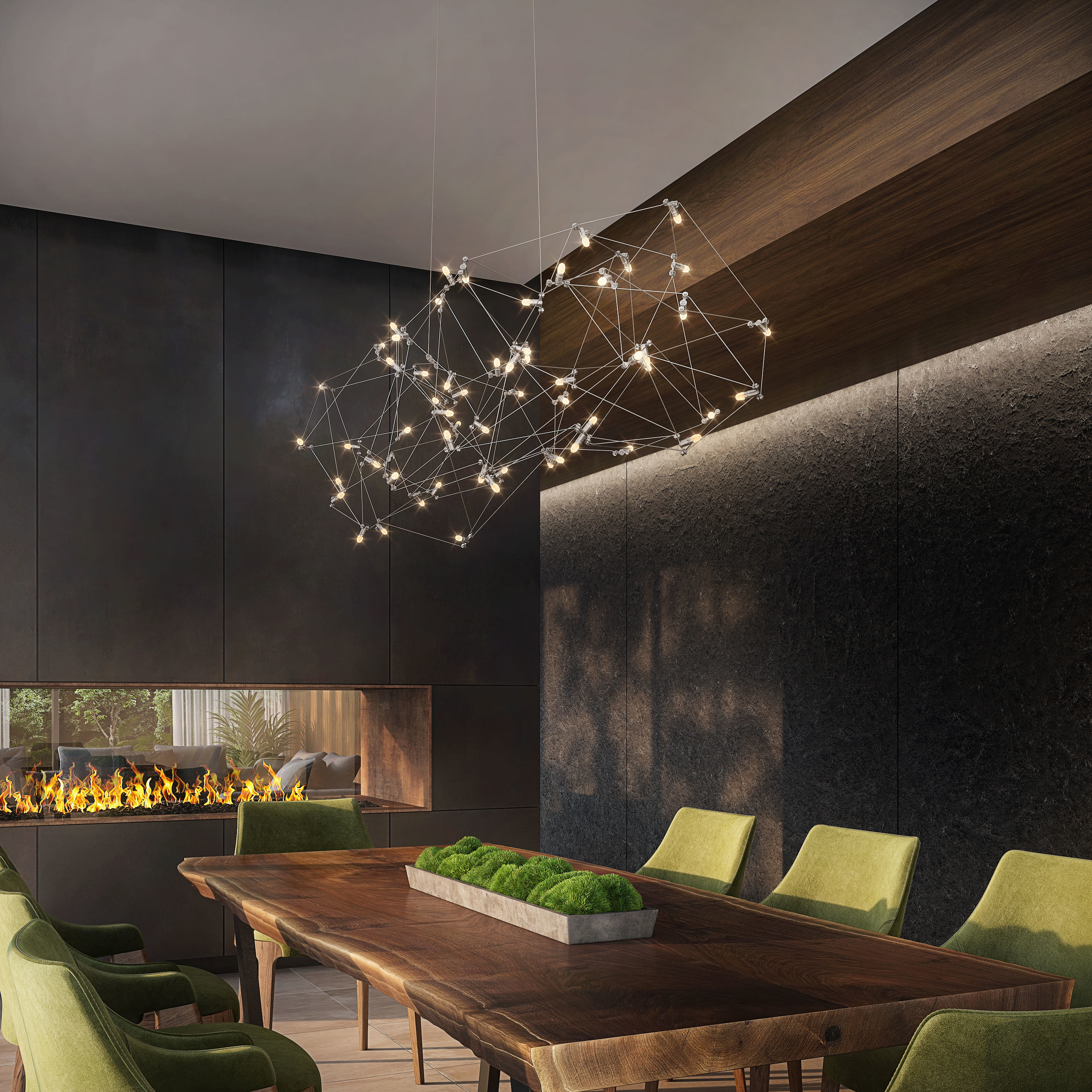 Quasar Universe Cosmos 125 Chandelier 3D model_6