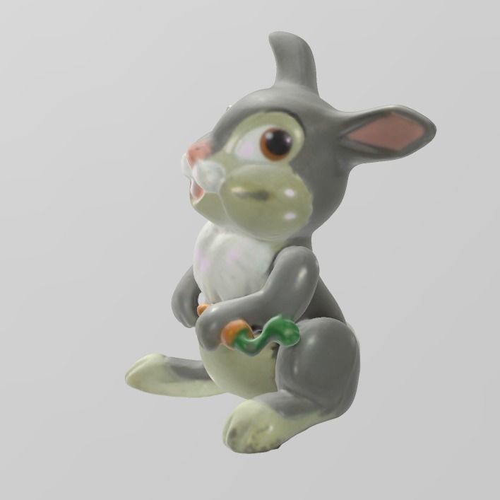rabbit bunny figurine 3D print model_2