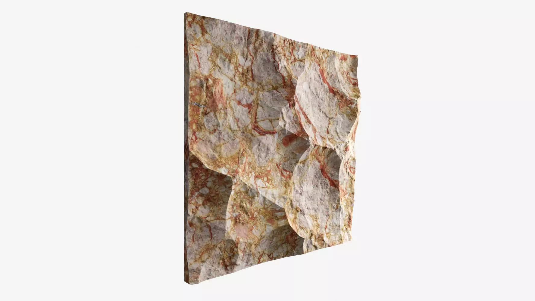 330-RockPanel sandstone rock wall art 3D model