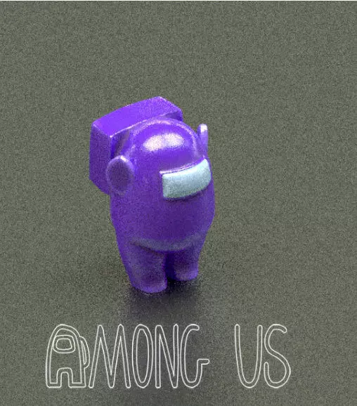 AMONG US TELETUBBIES 3D print model_0