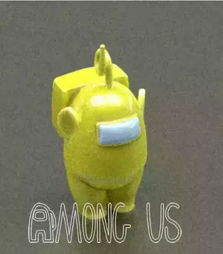 AMONG US teletubbies Laa-Laa 3D print model