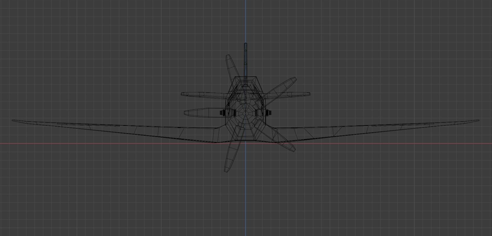 Supermarine Spitfire Low-poly 3D model_8