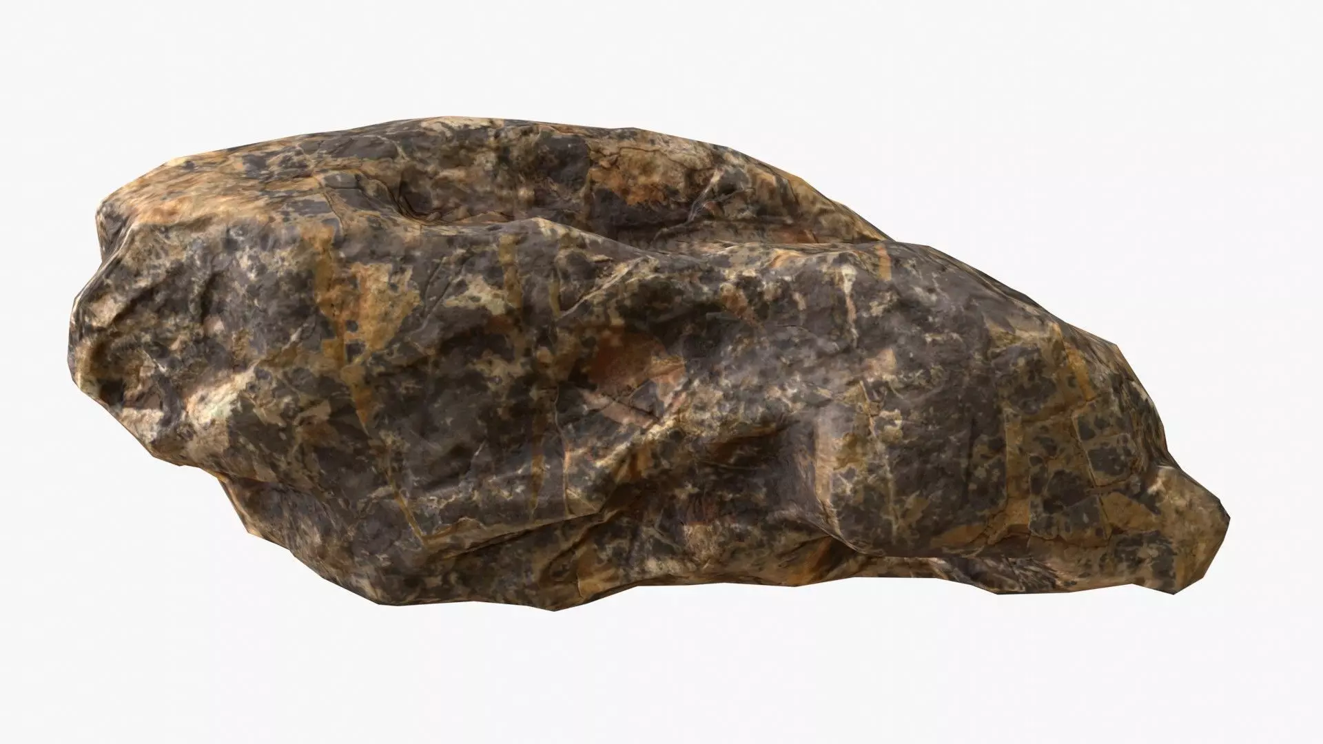 Sandstone Rock 01 Low-poly 3D model