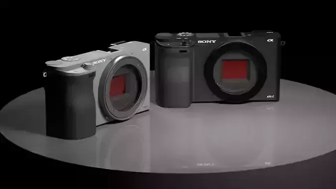 black and silver Camera Sony A6000 