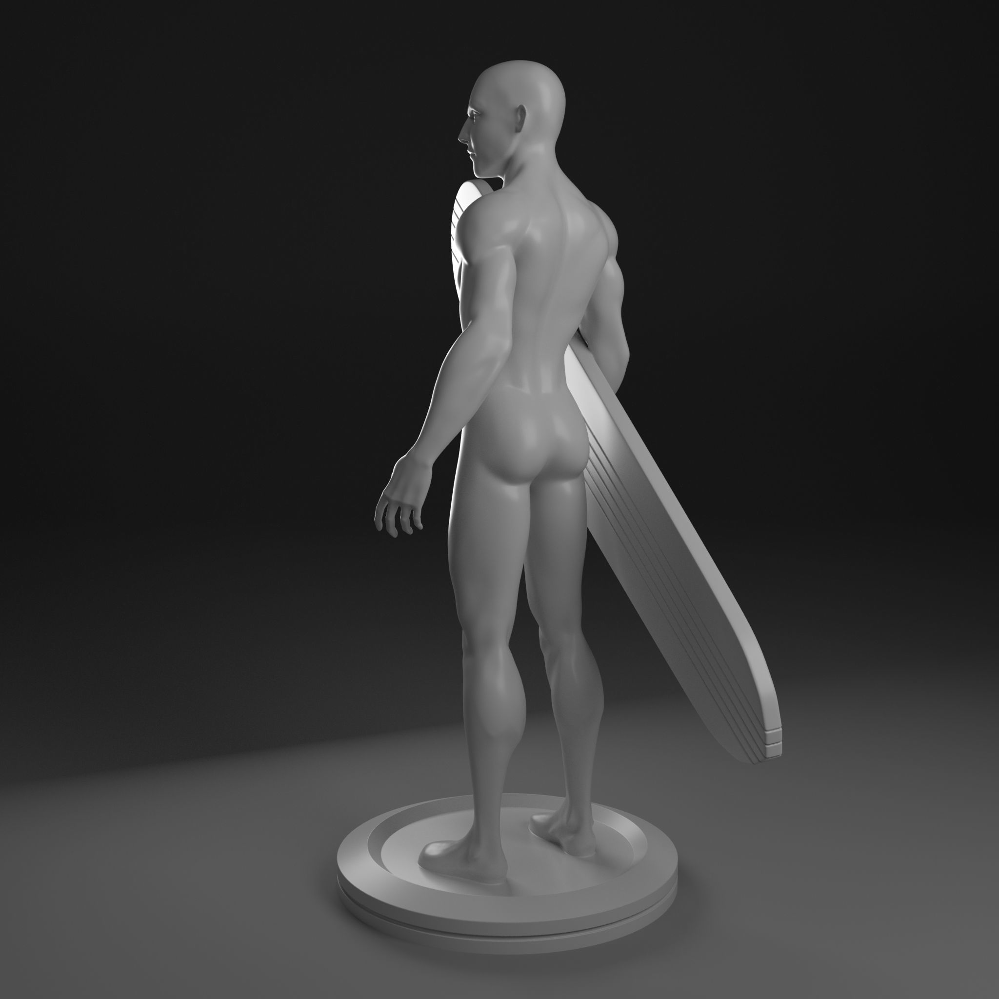 Silver Surfer 3D print model_4