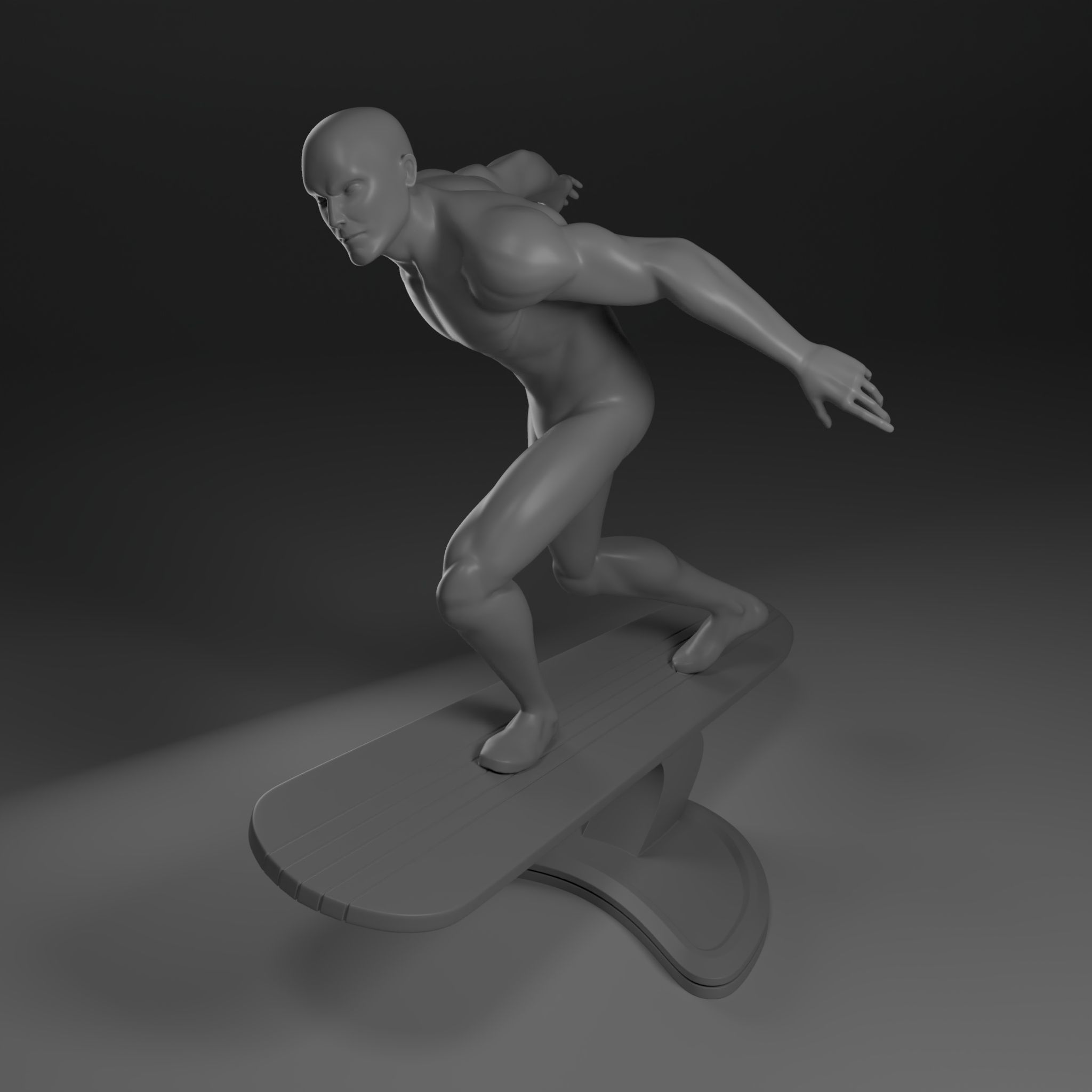 Silver Surfer 3D print model_9