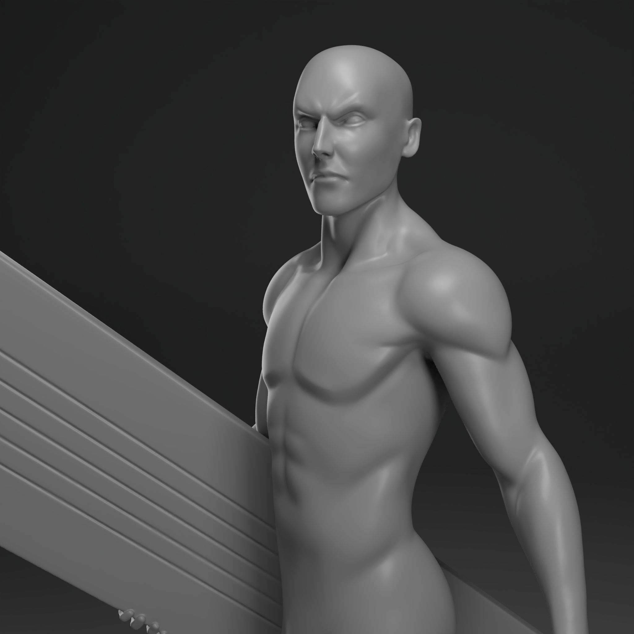 Silver Surfer 3D print model_19