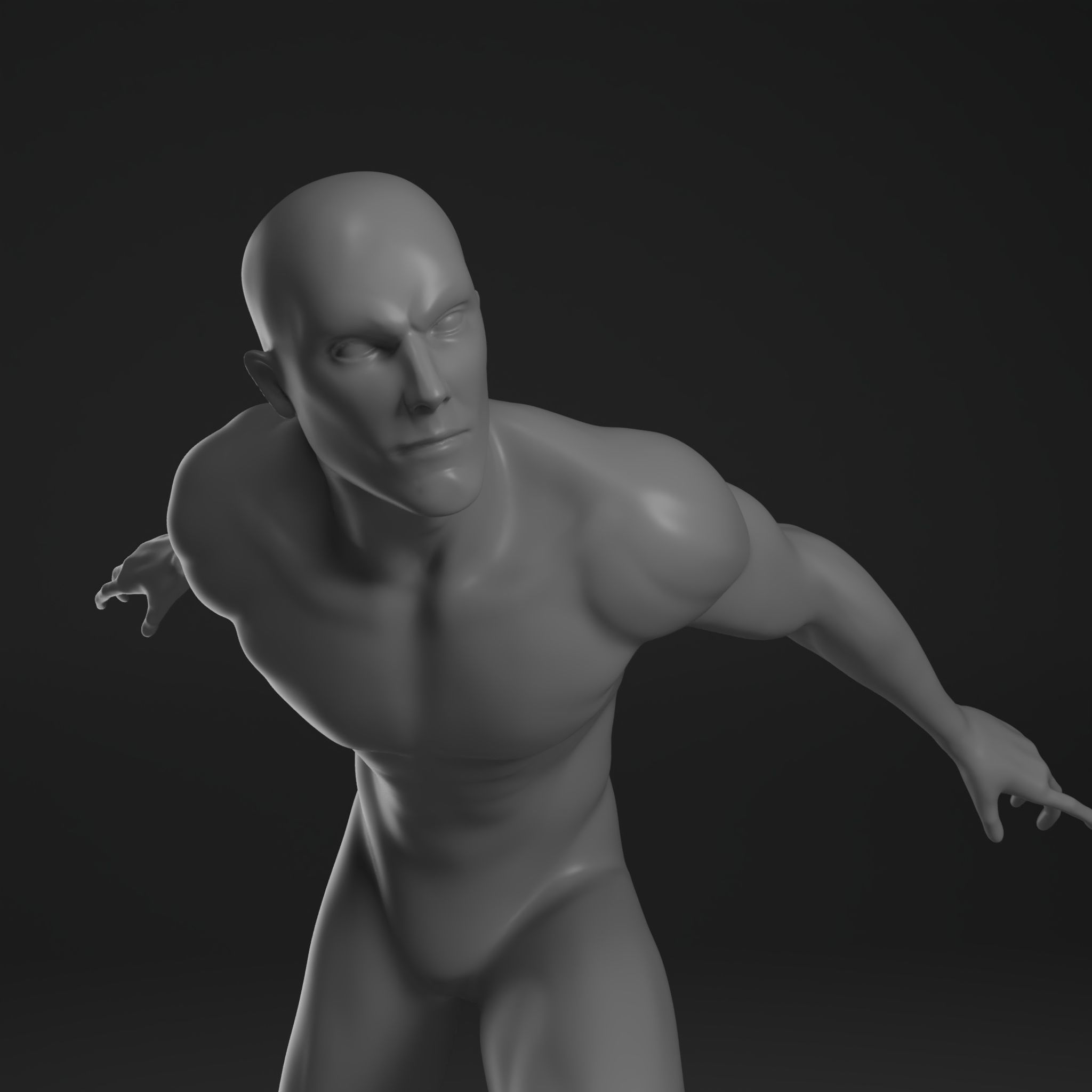 Silver Surfer 3D print model_16