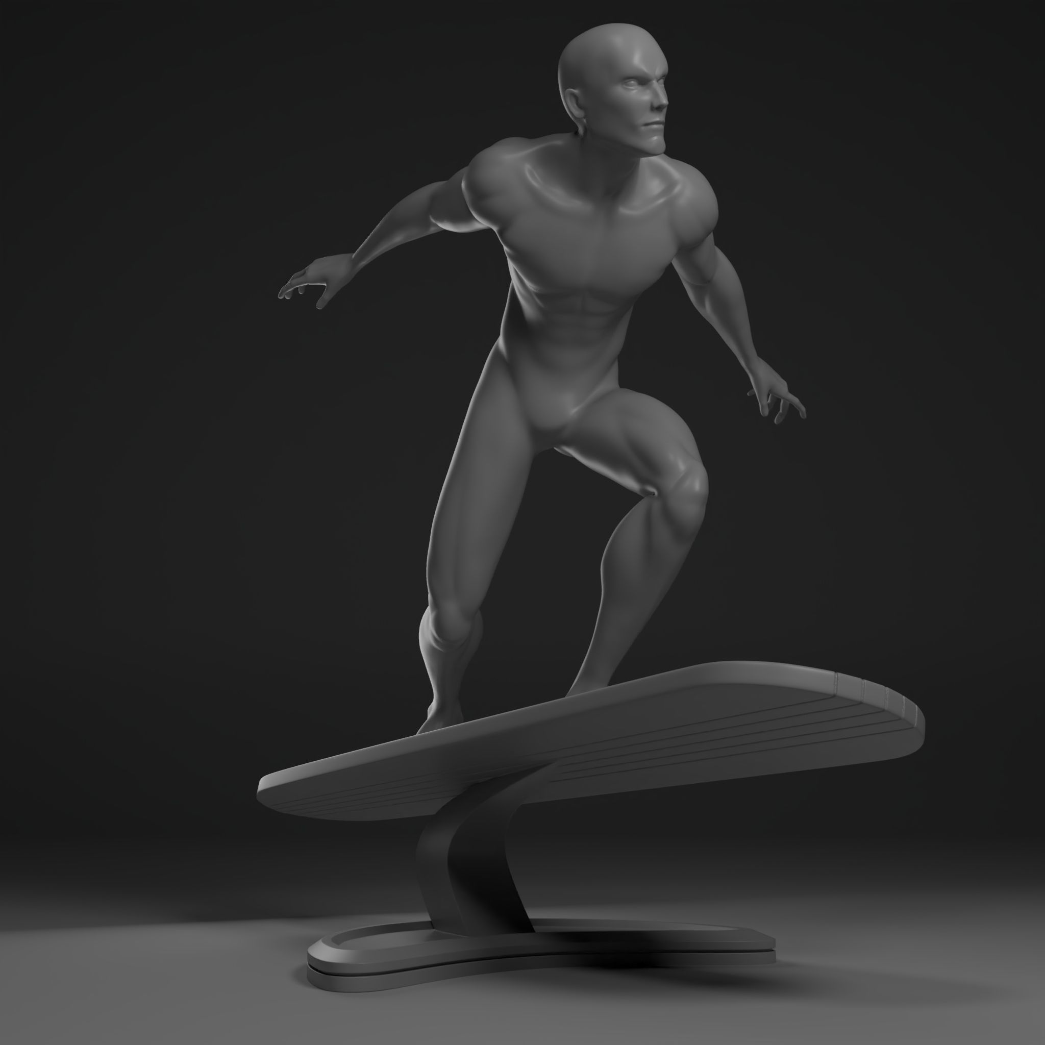 Silver Surfer 3D print model_13