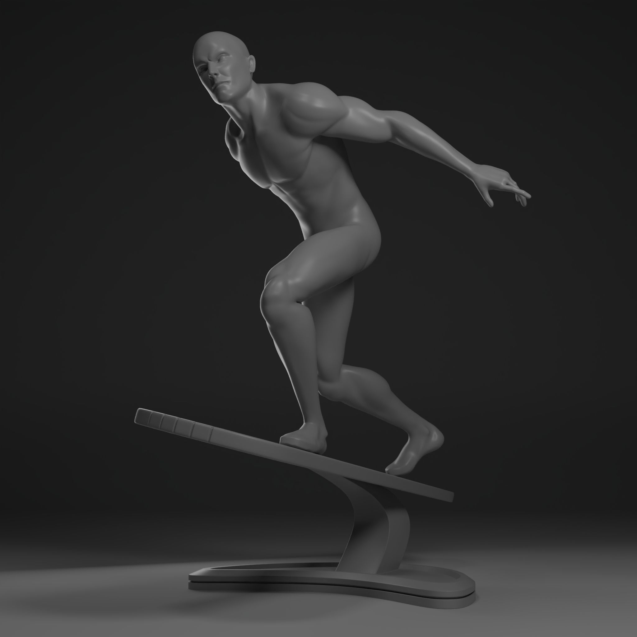 Silver Surfer 3D print model_11